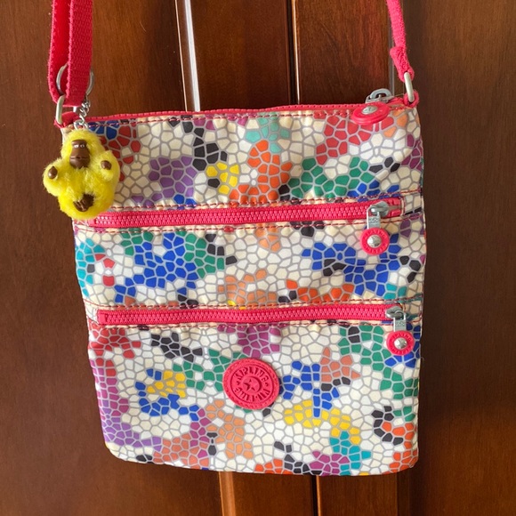 Kipling Handbags - Kipling multi-colored crossbody. EUC!